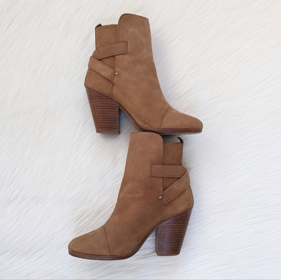 Rag & Bone Kinsey Light Brown Suede Ankle Boots Size EU 36 | US 6 - Picture 2 of 14